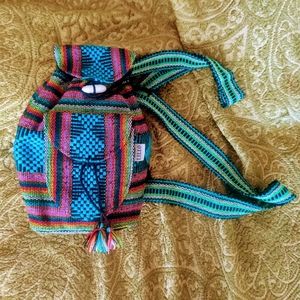 Mini Boho backpack made in Mexico